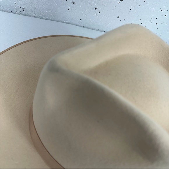 Lack of Color size XL 61cm Ivory Rancher Wool Fedora Hat - Picture 8 of 16